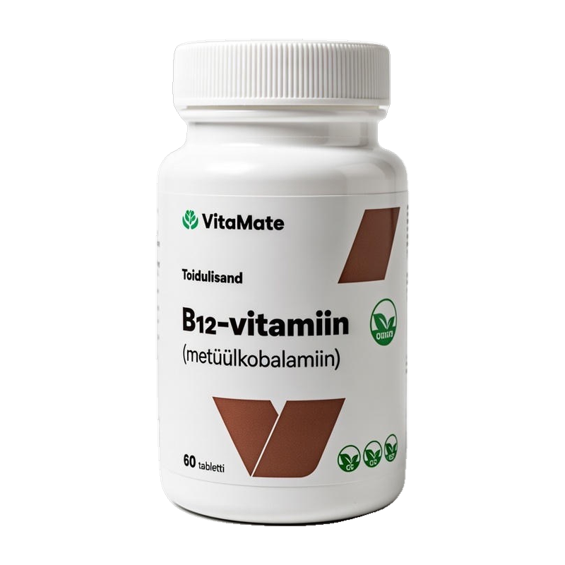 B12-vitamiin (metüülkobalamiin).  Toidulisand.