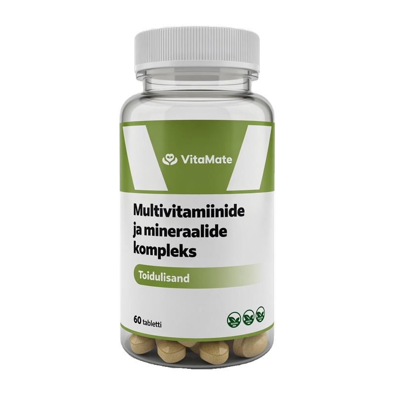 Multivitamiinide ja mineraalide kompleks.  Toidulisand.
